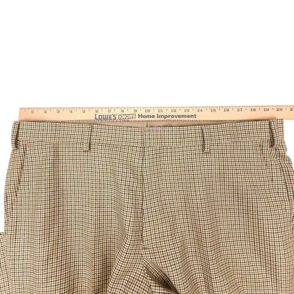 NEW J Crew Ludlow Slim Fit Pant English Wool Linen Houndstooth 38x32 Old Money